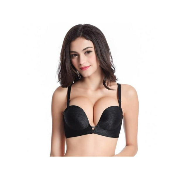 Women Large Bust Bra Comfort Thin Padded Full Cup Underwired Lingerie 34-40 C-J
